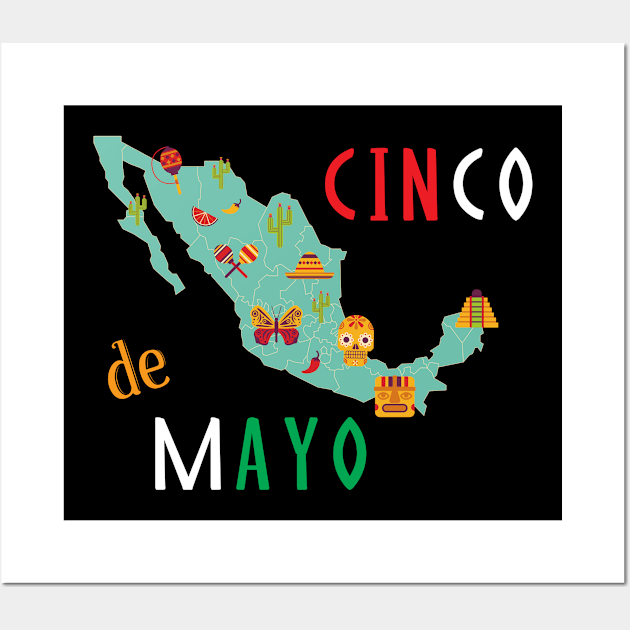 cinco de mayo mexicano Wall Art by aldistar